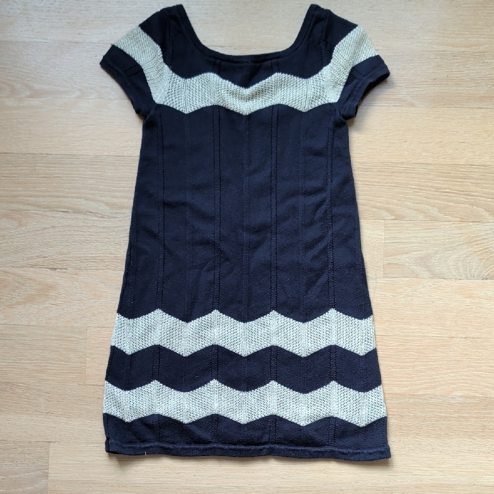 Lilly Pulitzer Navy and Cream Casual Kids Dress
